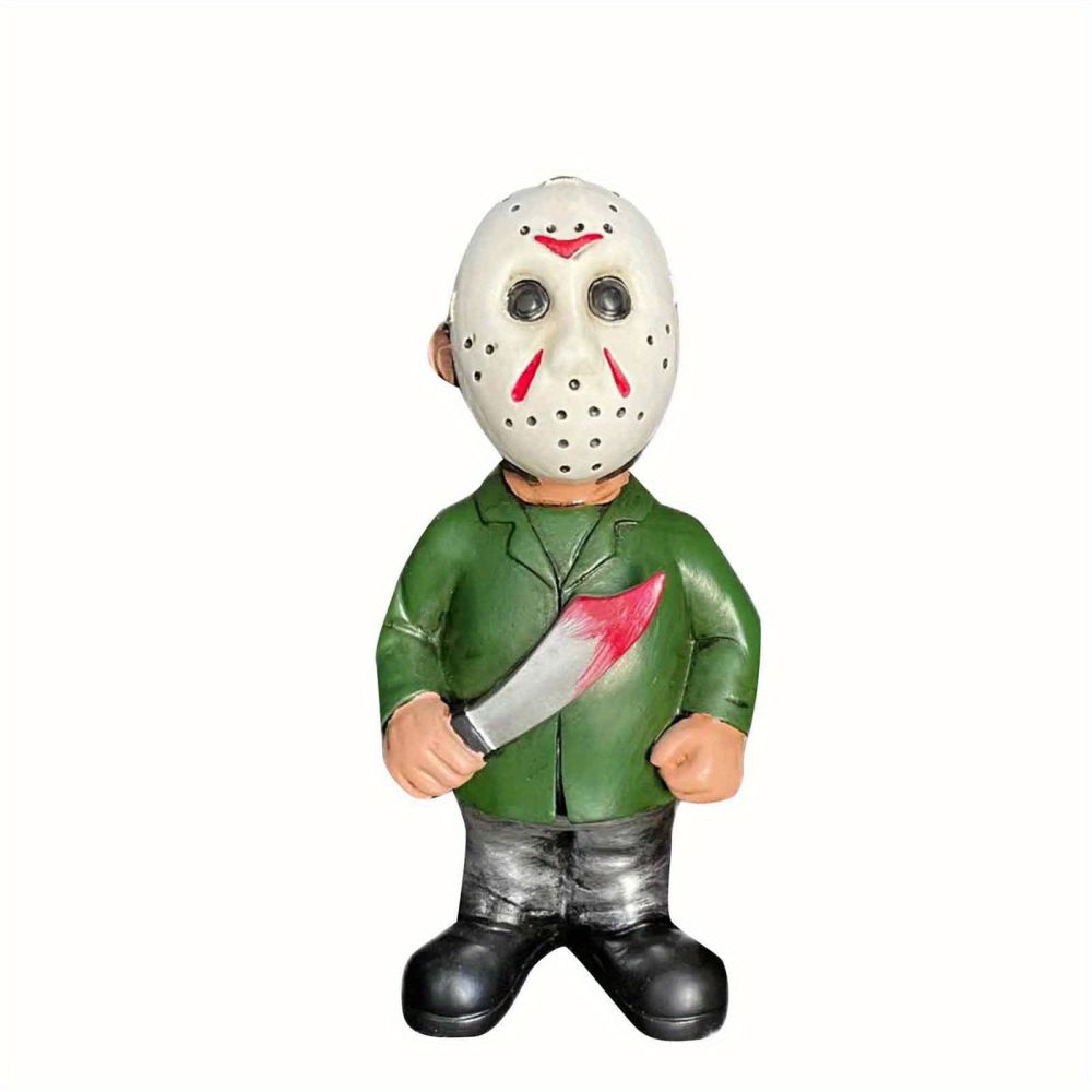 dropship 1pc Halloween Decor Horror Movie Character Sculpture Car Hanging Pendant Horror Decoration Funny Pendant Car Dwarf Pendant