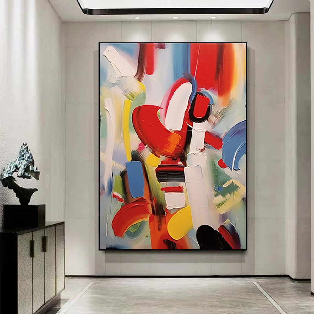 dropship Hand Painted Oil Painting colorful acrylic canvas art large canvas art for living room oversized wall art canvas large wall art abstract modern abstract art