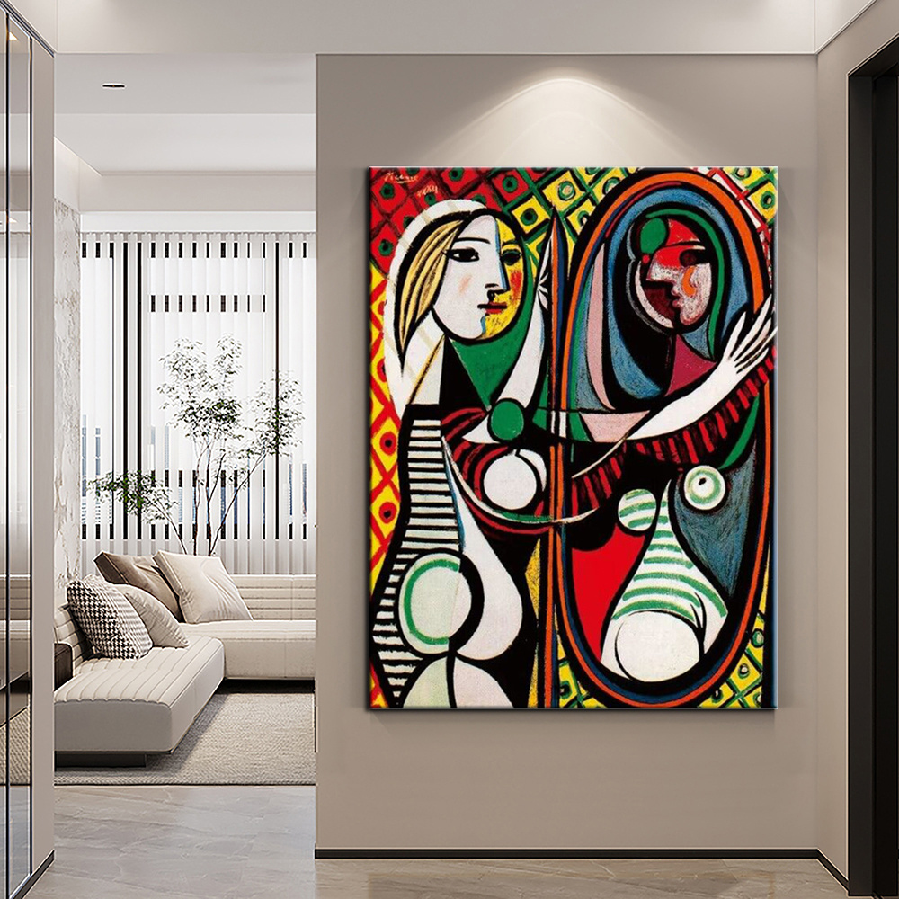 dropship Hand Painted Oil Painting Canvas Wall Art Pablo Picasso Paintings Living Room Hallway Bedroom Luxurious Decorative Painting