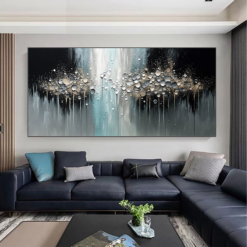 dropship Handmade Oil Painting Abstract Texture Oil Painting On Canvas Large Wall Art Original White Painting Minimalist Art Custom Painting Modern Living Room Decor