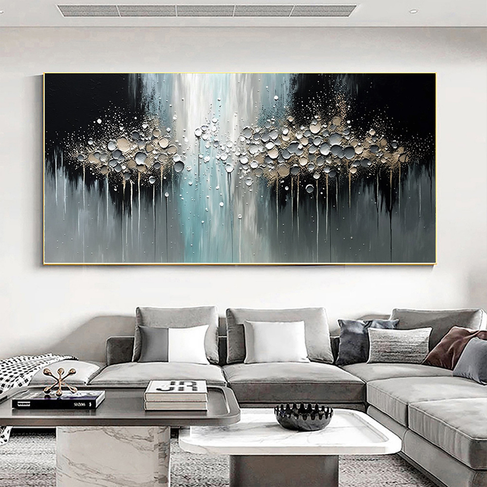 dropship Handmade Oil Painting Abstract Texture Oil Painting On Canvas Large Wall Art Original White Painting Minimalist Art Custom Painting Modern Living Room Decor