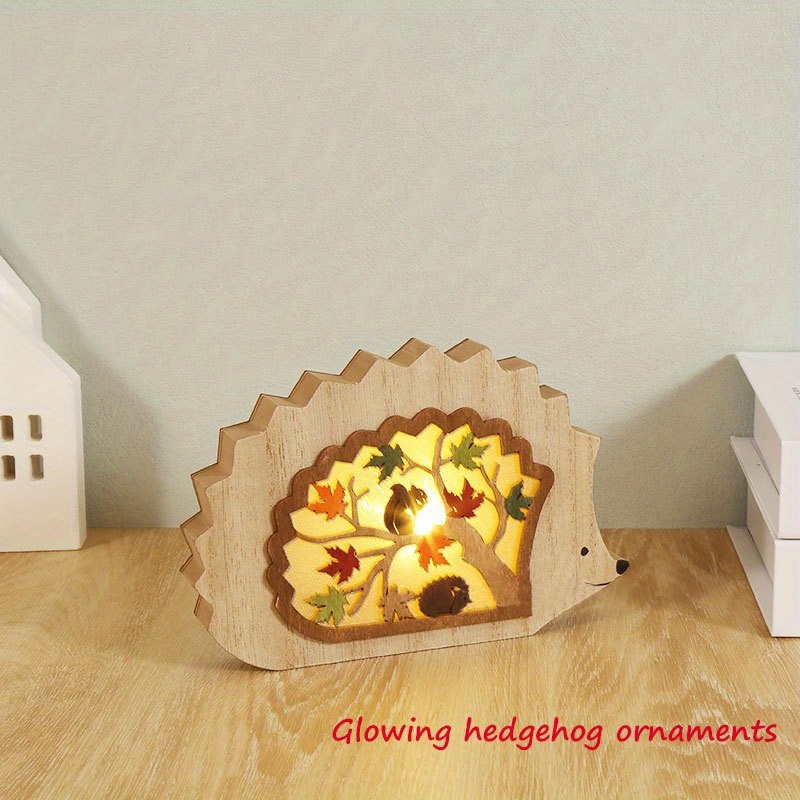 dropship 1pc, Creative Wooden Crafts Owl Squirrel Ornaments, Wooden Animal Maple Leaf Acorn Home Decoration, Suitable For Office Decoration, Bedroom Decoration, Home Decoration, Holiday Gifts(Multiple Options)
