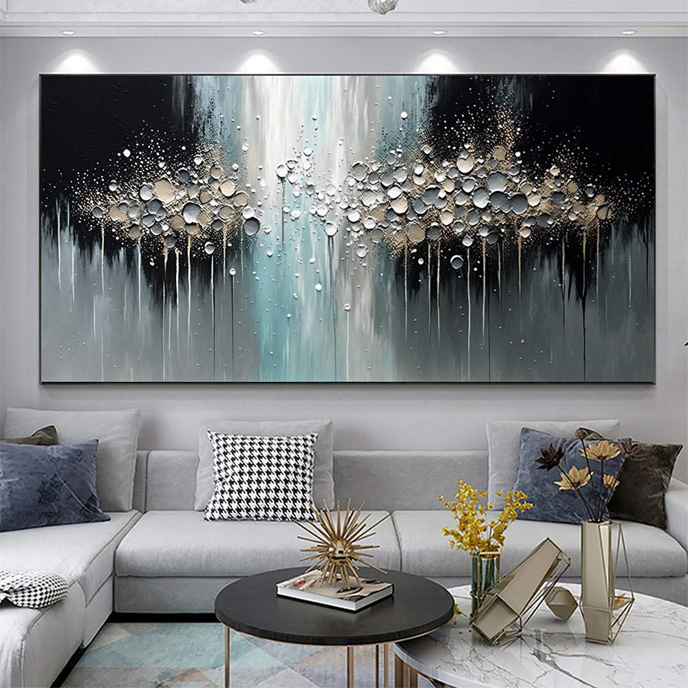 dropship Handmade Oil Painting Abstract Texture Oil Painting On Canvas Large Wall Art Original White Painting Minimalist Art Custom Painting Modern Living Room Decor