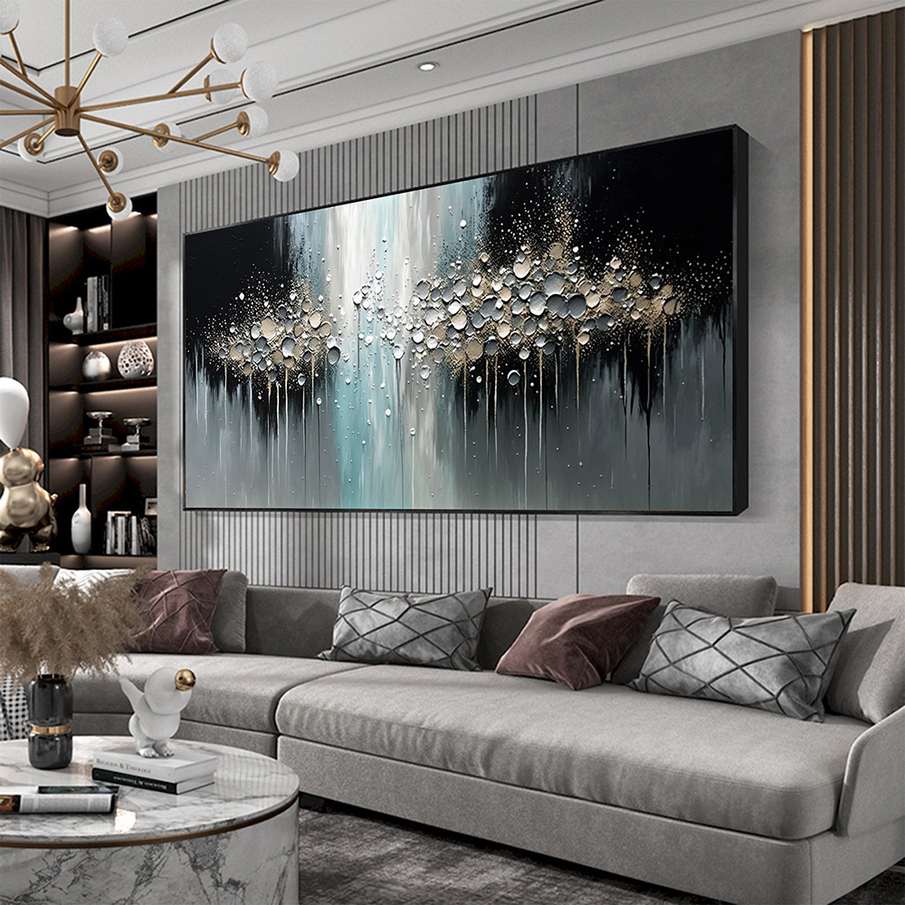 dropship Handmade Oil Painting Abstract Texture Oil Painting On Canvas Large Wall Art Original White Painting Minimalist Art Custom Painting Modern Living Room Decor