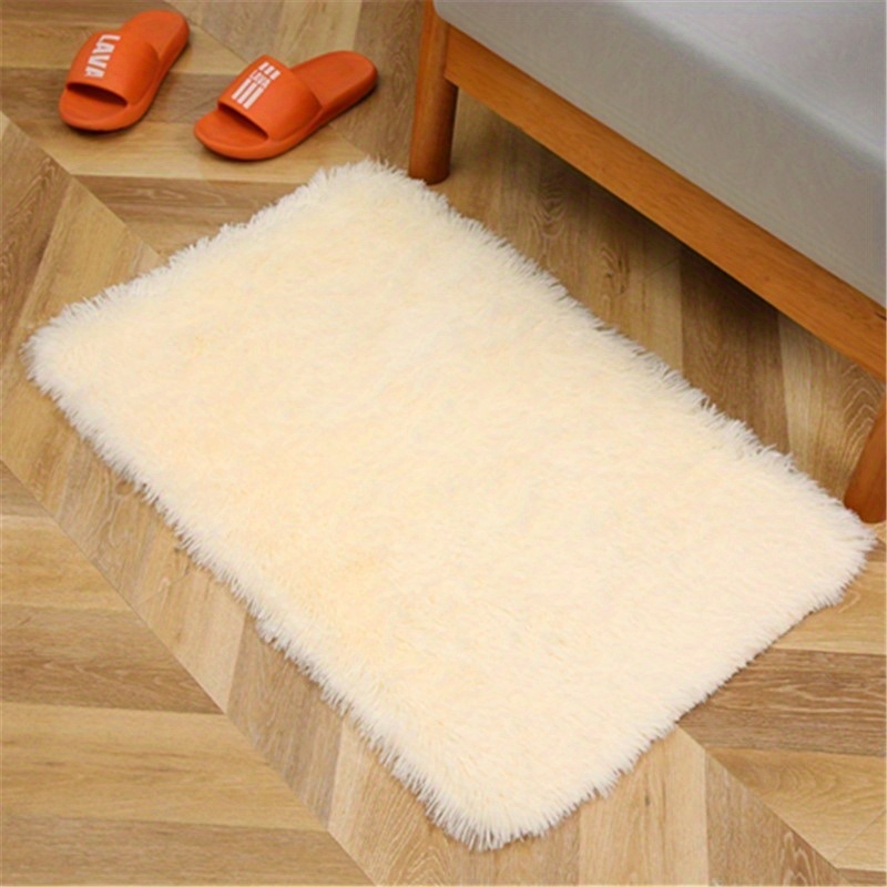 dropship 1pc, Luxury Soft Plush Shaggy Area Rugs for Bedroom, Living Room, and Nursery - Non-Slip, Washable, and Non-Shedding - Perfect for Home Decor and Room Decor - 19.69x31.5 Inches