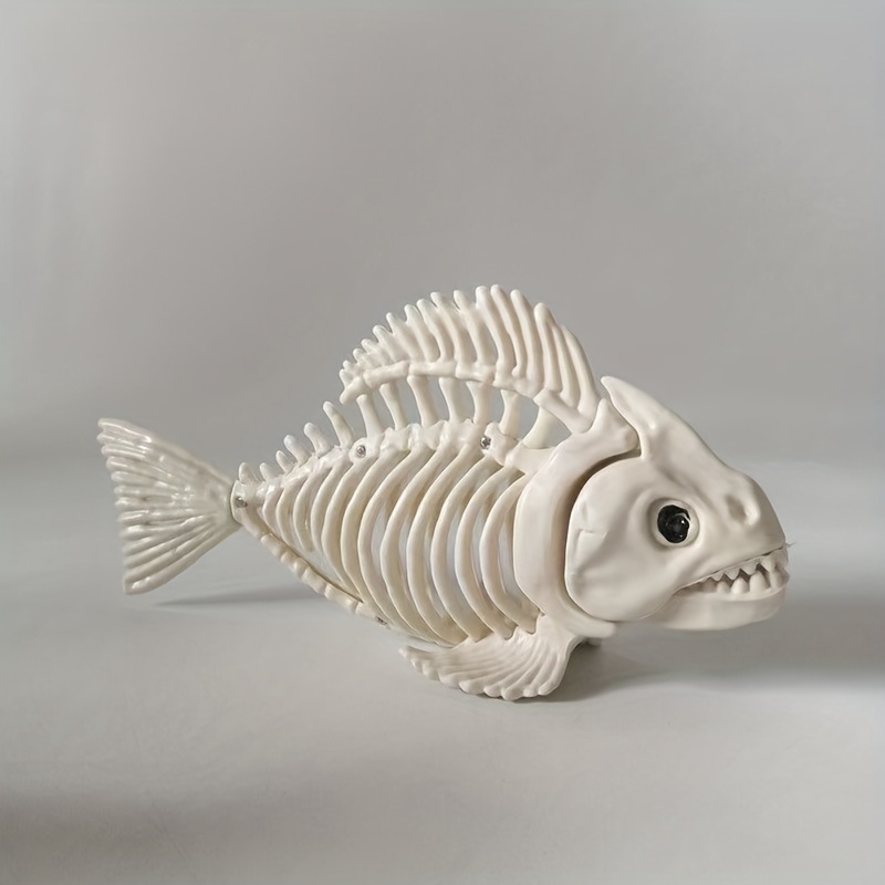 dropship Spook Up Your Home with this Life-Size Skeleton Fish Decoration!