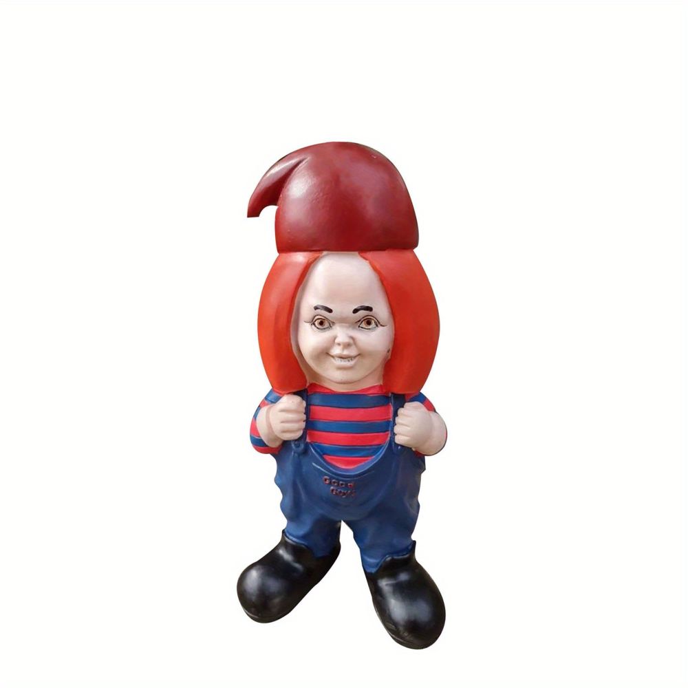 dropship 1pc Halloween Decor Horror Movie Character Sculpture Car Hanging Pendant Horror Decoration Funny Pendant Car Dwarf Pendant