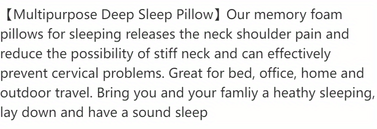 dropship 1pc All-round Cloud Pillow, Soft Bed Pillow Nursing Pillow 3D Ergonomic Sleeping Egg Shaped Ergonomic Pillows