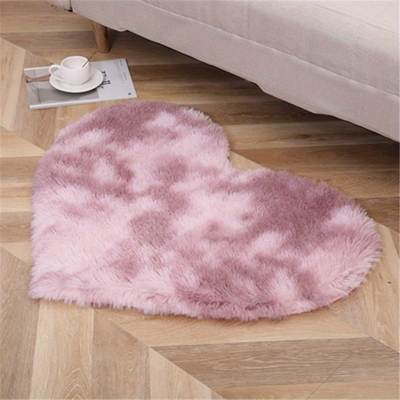 dropship 1pc, Tie-dye Silk Wool Area Rug, Plush Carpet, PV Velvet Floor Mat, 27.56*31.5inch