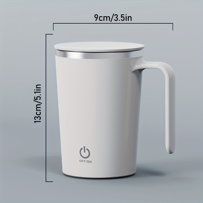 dropship 1pc Rechargeable Self-Stirring Mug - Magnetic Stirring Cup for Coffee, Milk, and Cocoa - Perfect for Home, Office, and Travel