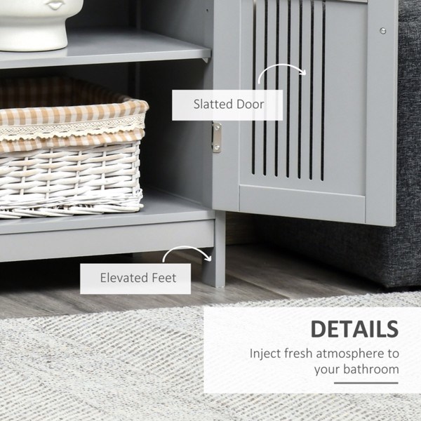 dropship Bathroom Cabinet Grey