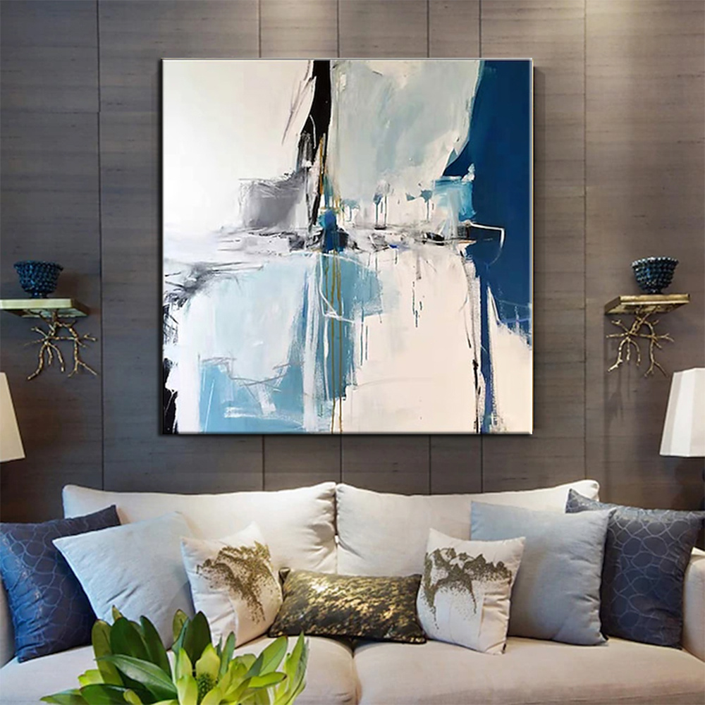 dropship Hand Painted Oil Paintings Handmade Modern Abstract Oil Paintings On Canvas Wall Art Decorative Picture Living Room Hallway Bedroom Luxurious Decorative Painting