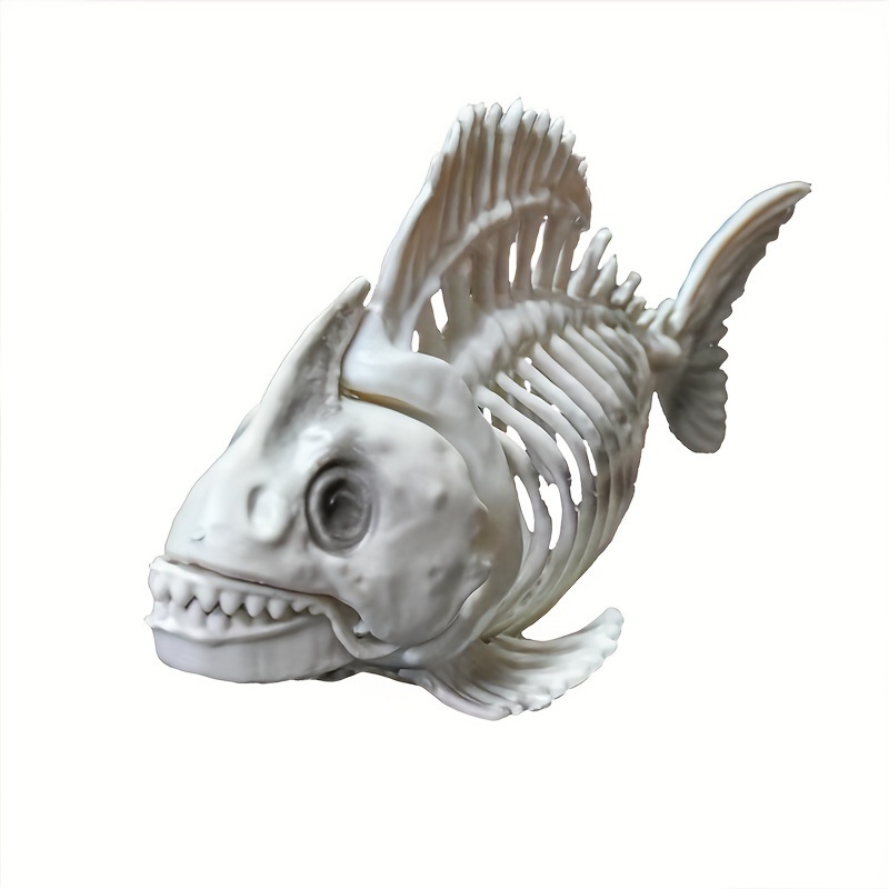 dropship Spook Up Your Home with this Life-Size Skeleton Fish Decoration!