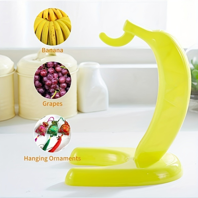 dropship 1pc, Detachable Banana Hanger - Fruit Preservation Storage Hooks for Fresh Bananas, Tree Bracket, Home Decoration, Kitchen Utensils, Apartment Essentials, College Dorm Essentials