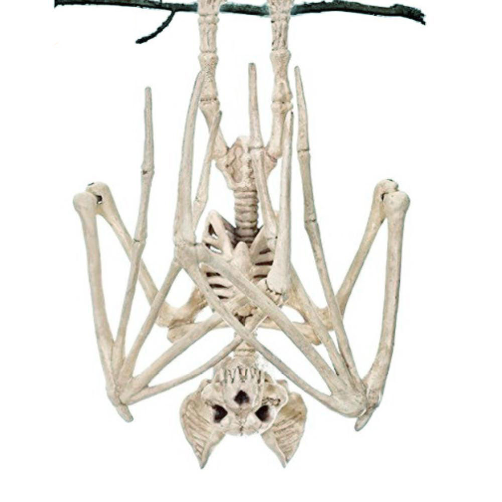 dropship Spook Up Your Halloween Decor with This Vivid Bat Skeleton Model