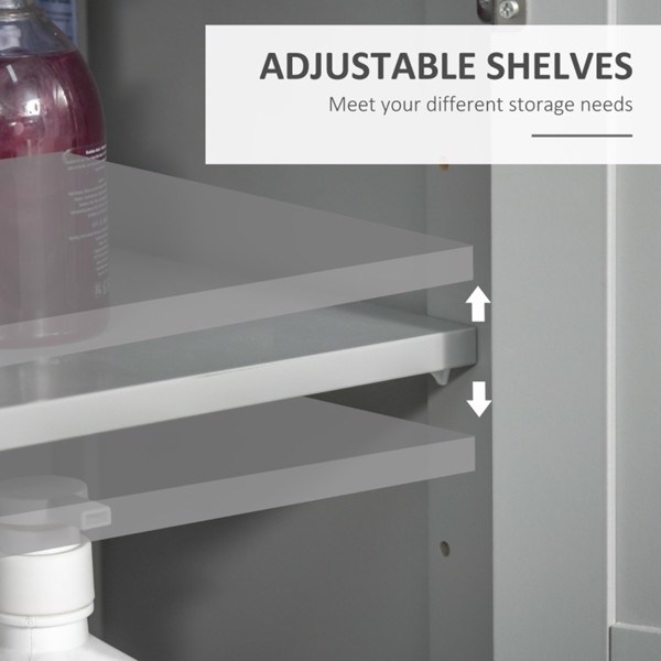 dropship Bathroom Cabinet Grey