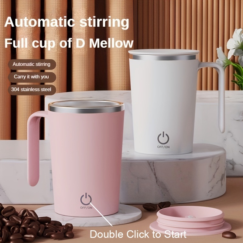 dropship 1pc Rechargeable Self-Stirring Mug - Magnetic Stirring Cup for Coffee, Milk, and Cocoa - Perfect for Home, Office, and Travel