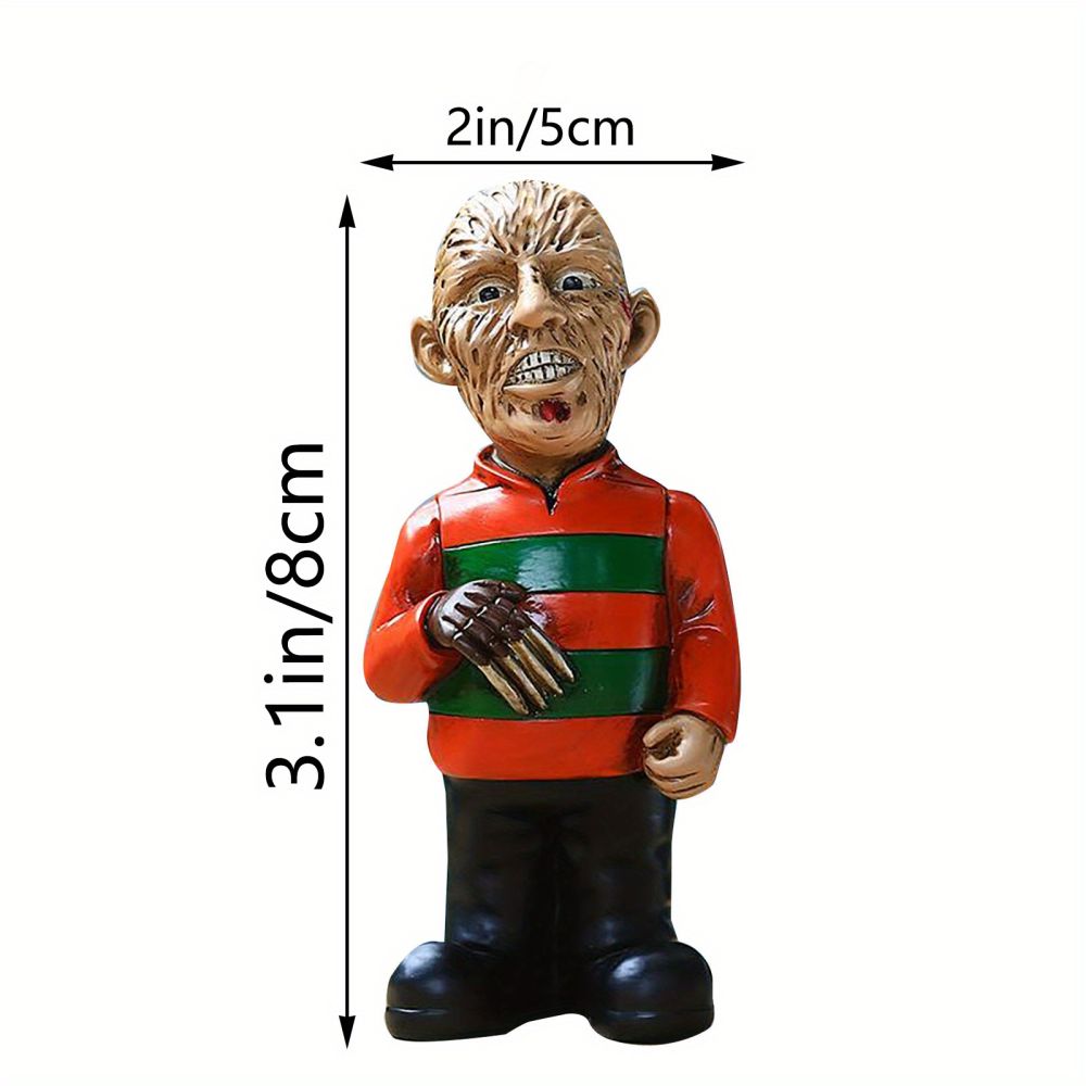 dropship 1pc Halloween Decor Horror Movie Character Sculpture Car Hanging Pendant Horror Decoration Funny Pendant Car Dwarf Pendant