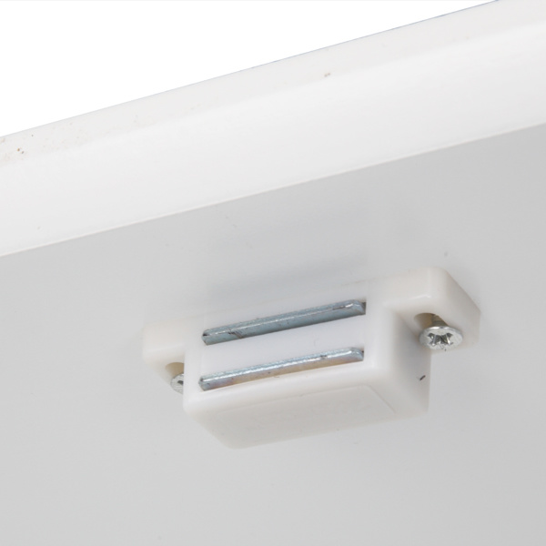 dropship FCH Double Door Fork Toilet Cabinet White