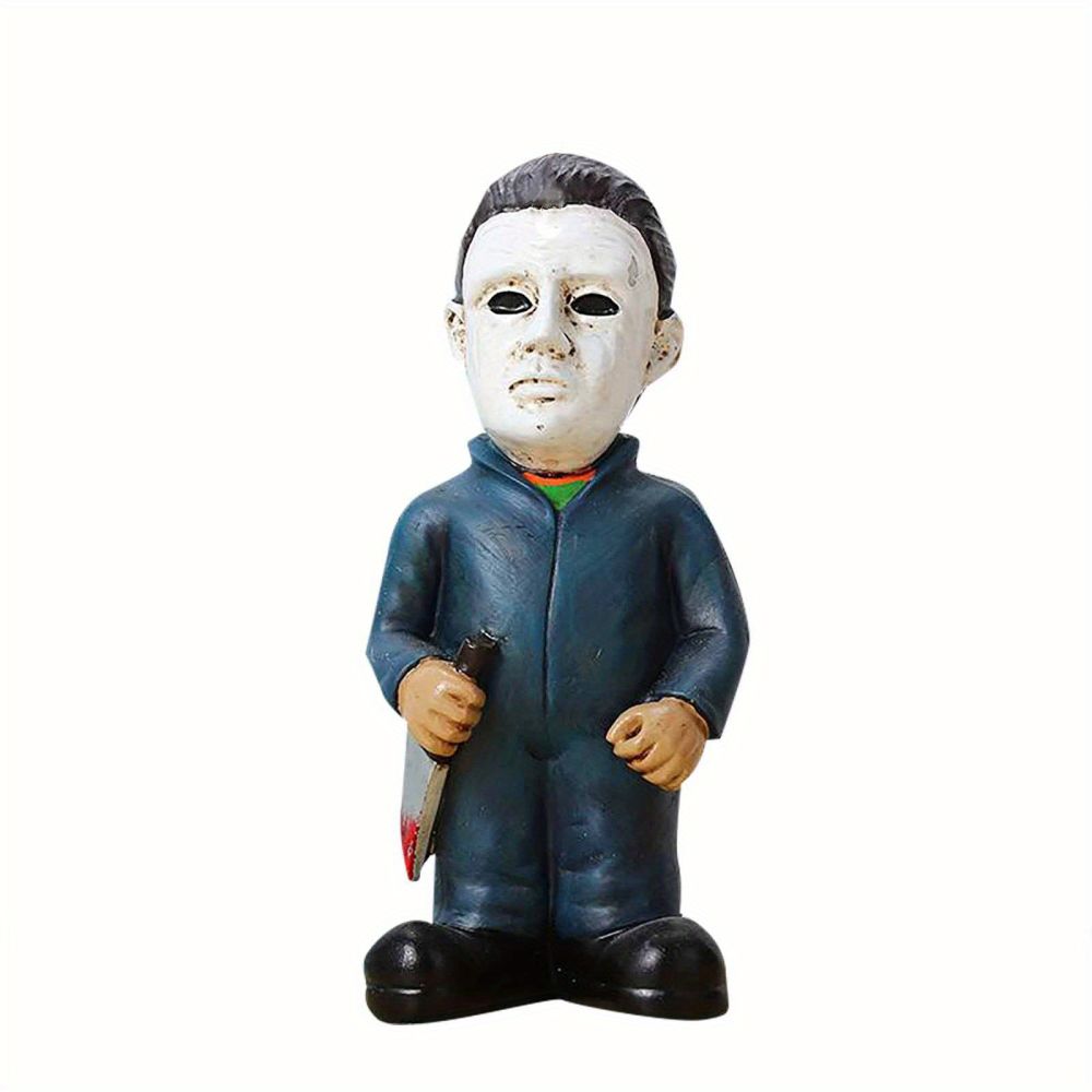 dropship 1pc Halloween Decor Horror Movie Character Sculpture Car Hanging Pendant Horror Decoration Funny Pendant Car Dwarf Pendant