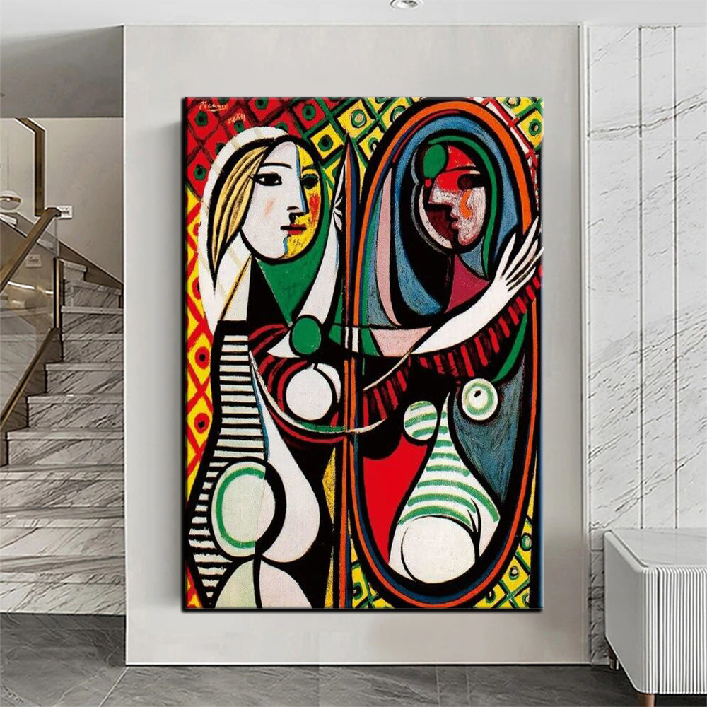 dropship Hand Painted Oil Painting Canvas Wall Art Pablo Picasso Paintings Living Room Hallway Bedroom Luxurious Decorative Painting