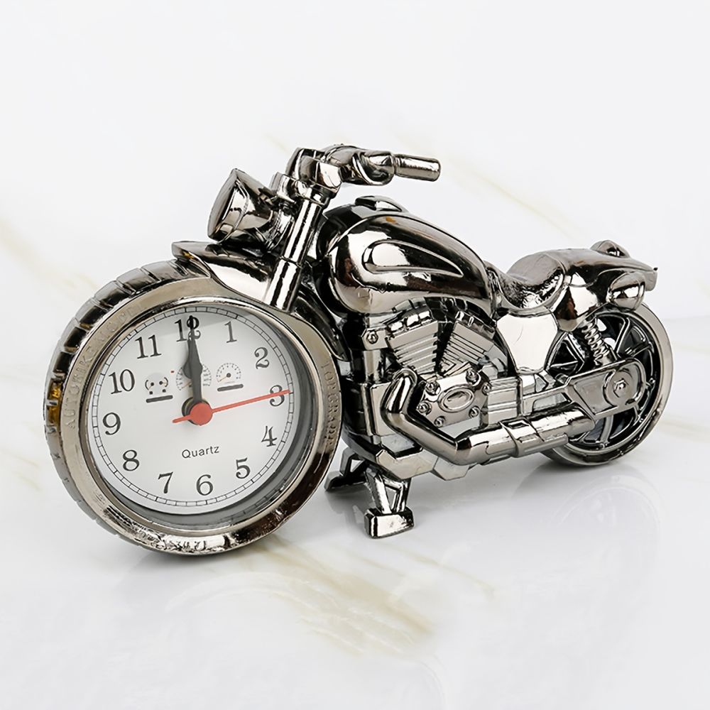 dropship Unique Motorcycle-Shaped Alarm Clock - Add a Creative Touch to Your Decor!