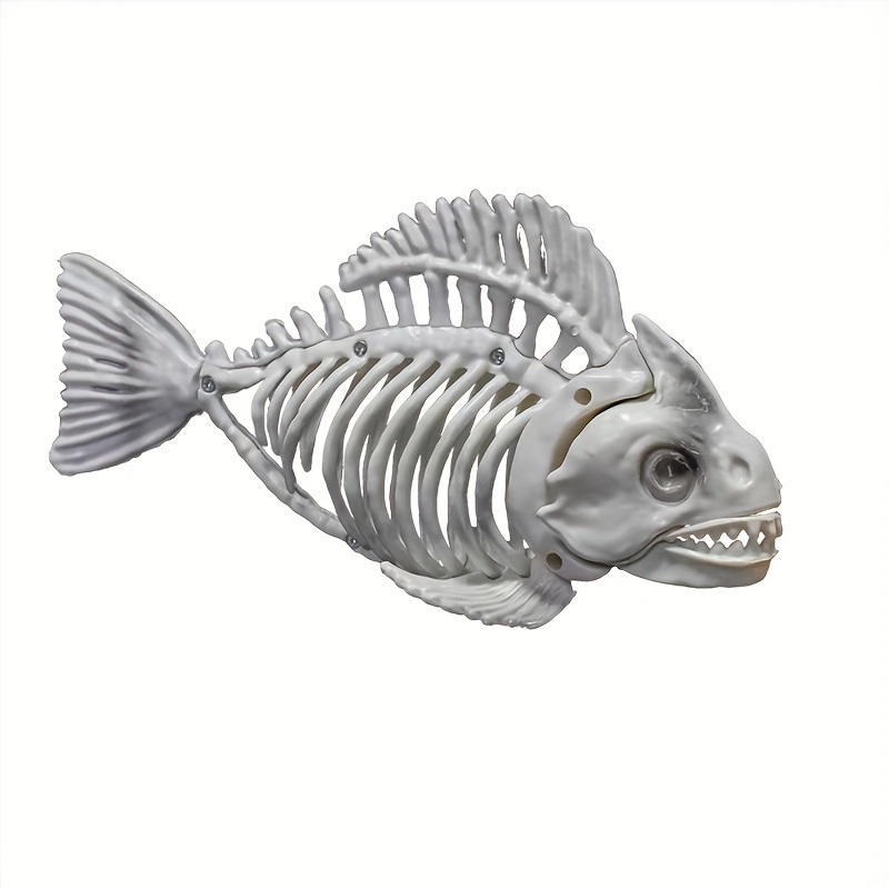 dropship Spook Up Your Home with this Life-Size Skeleton Fish Decoration!