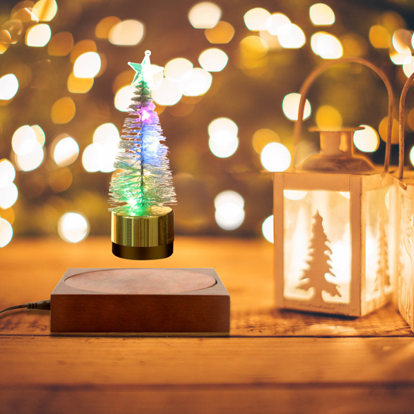 dropship Levitation Christmas tree lamp,Creative Christmas Gift,Unique Decorative Tech Toy