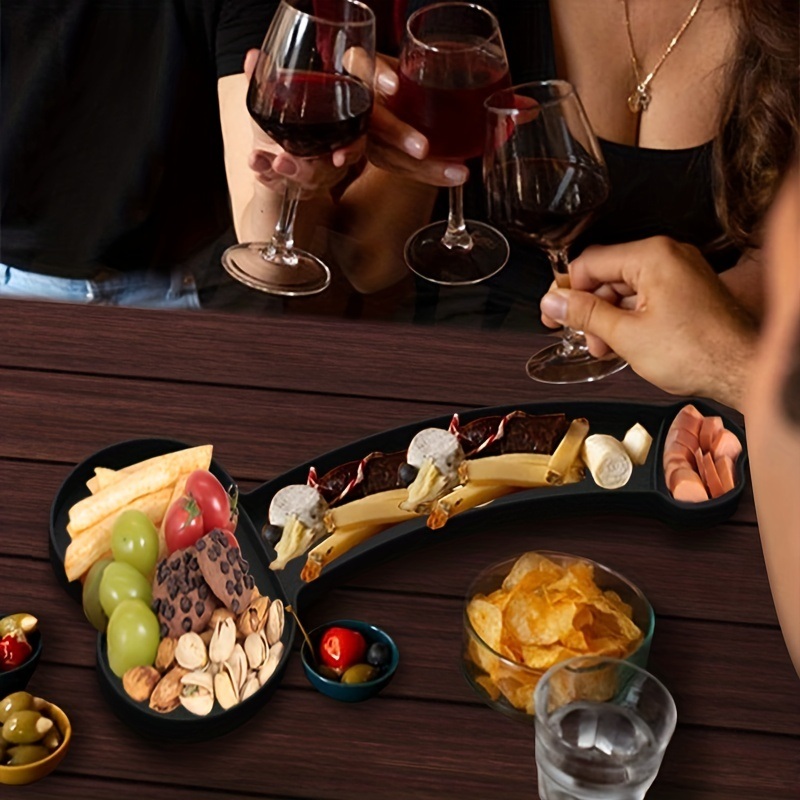 dropship 1pc, Appetizer Board, Funny Appetizer Board, Meat Board, Unique Dinnerware, Kitchen Wine Meat Cheese Plate, Elevate Breakfast With This Classic Funny Tray