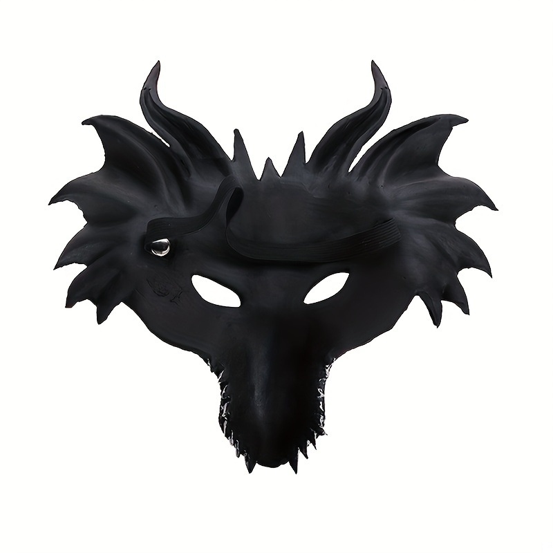 dropship 1pc Party Masquerade Cosplay Dragon Mask Halloween Easter Performance Props Mask PU Material Mask