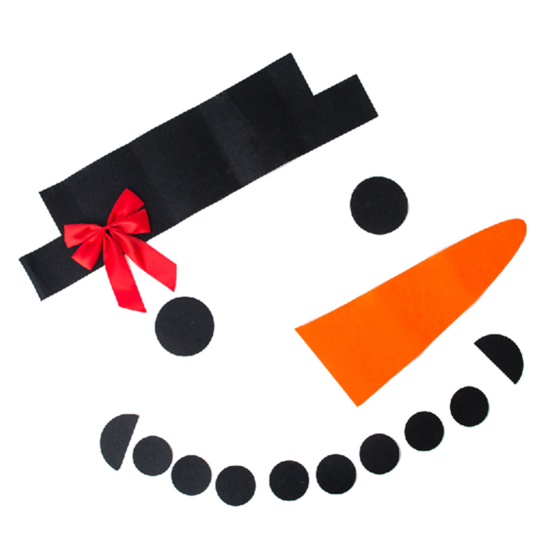 dropship 16pcs, Adorable Snowman Face Wall Decals for Christmas and Winter Decorations - DIY Home Wall Art Mural Cover - Perfect for Garage Door Decorations