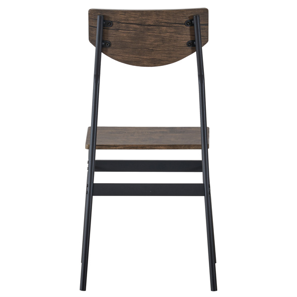 dropship Rectangular Disassembly and Assembly P2 Board Iron Compartment 1 Table 4 Chairs Dining Table and Chair Set Brown