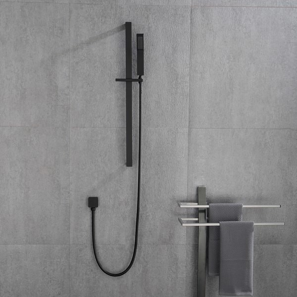 dropship Eco-Performance Handheld Shower with 28-Inch Slide Bar and 59-Inch Hose