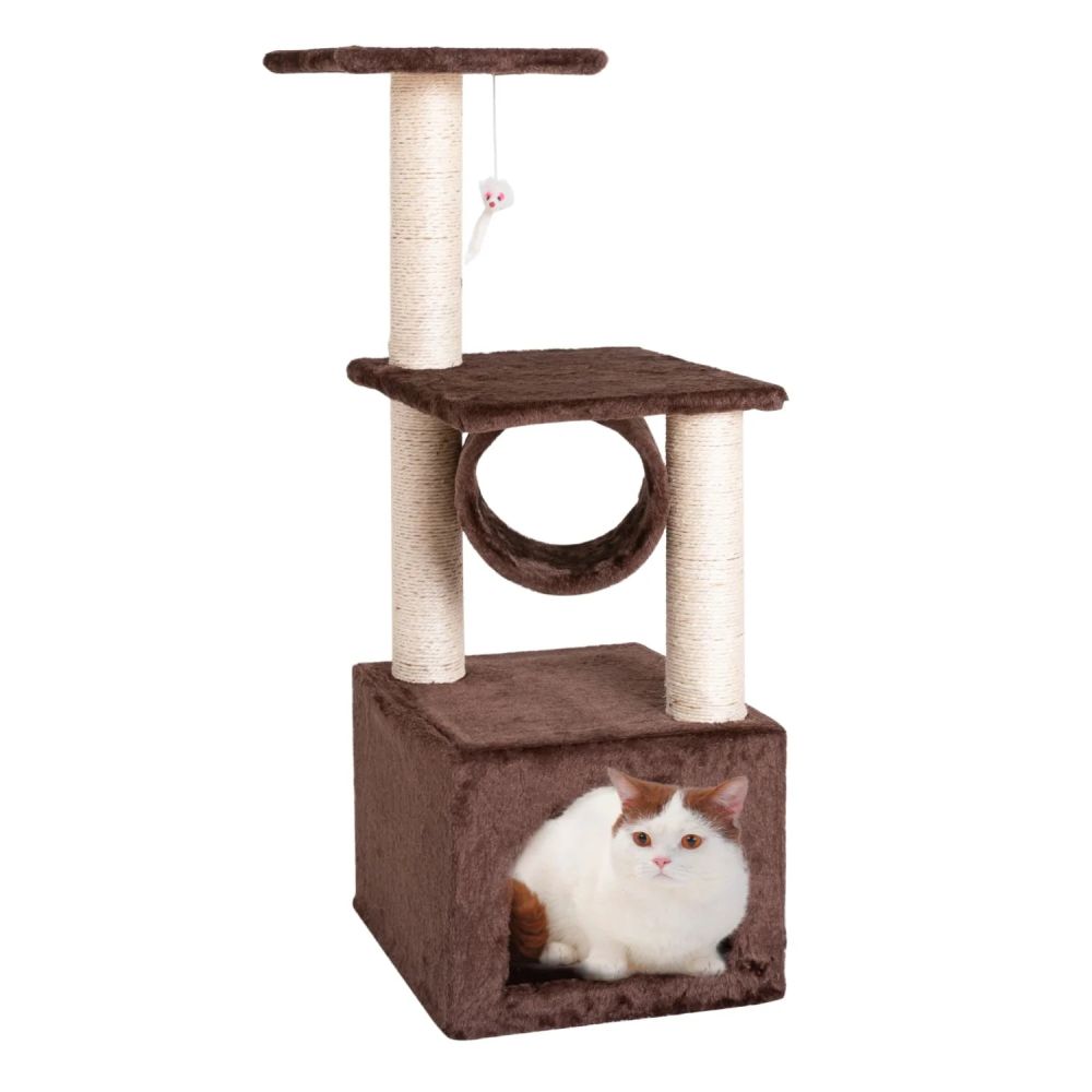 dropship Sisal Rope Plush Cat Climbing Tower