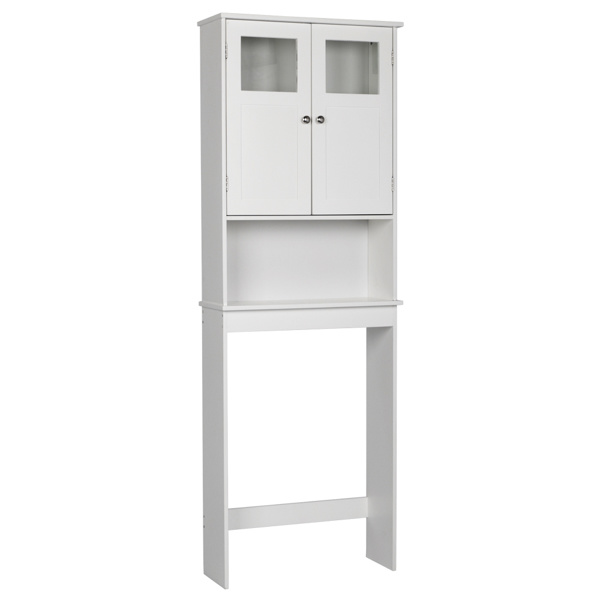 dropship FCH Double Doors Bathroom Cabinet White