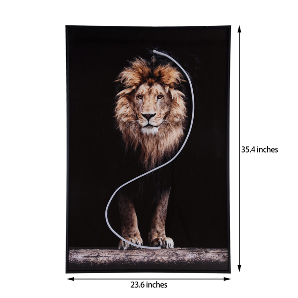 dropship Lion Art Print,wall lamp,holiday gifts