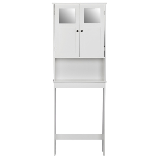 dropship FCH Double Doors Bathroom Cabinet White