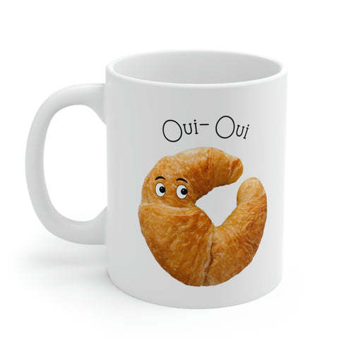 dropship Oui Oui French Croissant Novelty Mug