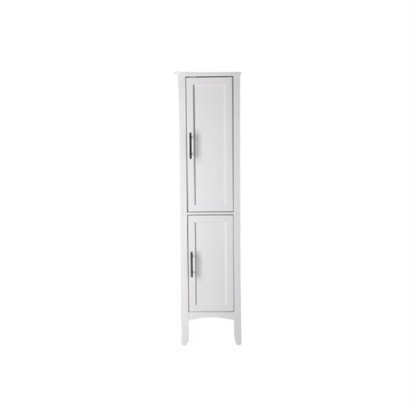 dropship [FCH] Storage Bathroom Cabinet, 2-Door Bathroom High Cabinet, White