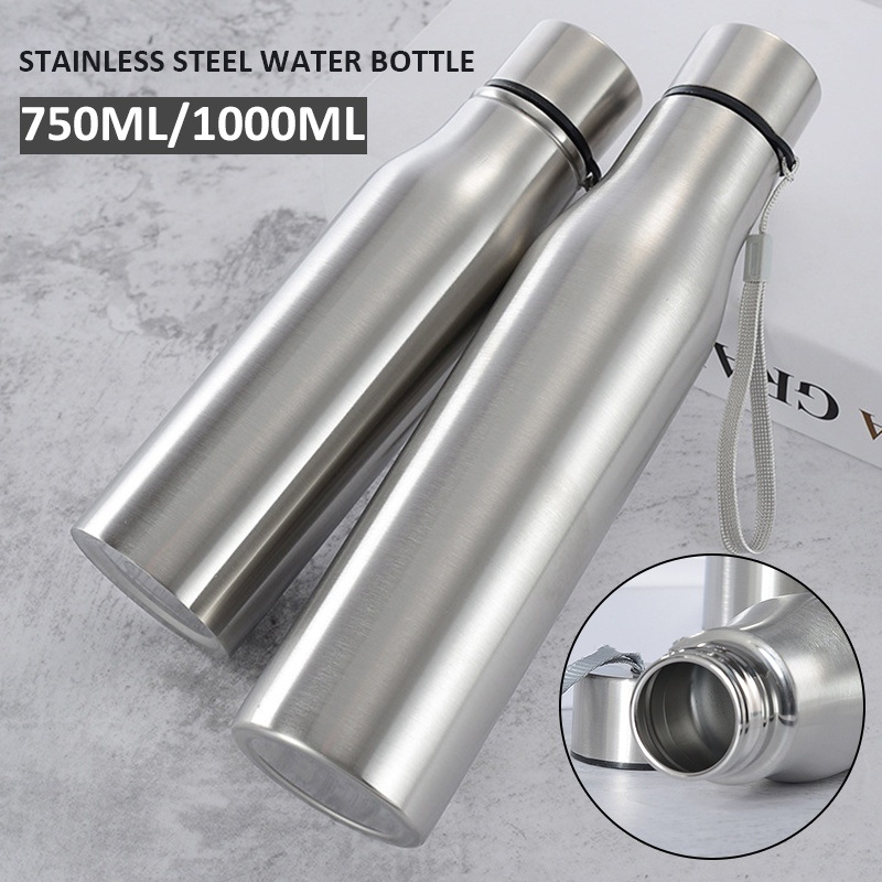 dropship Sip In Style With Our 750ML/1000ML Stainless Steel Water Bottles – Ideal For The Fitness Enthusiast