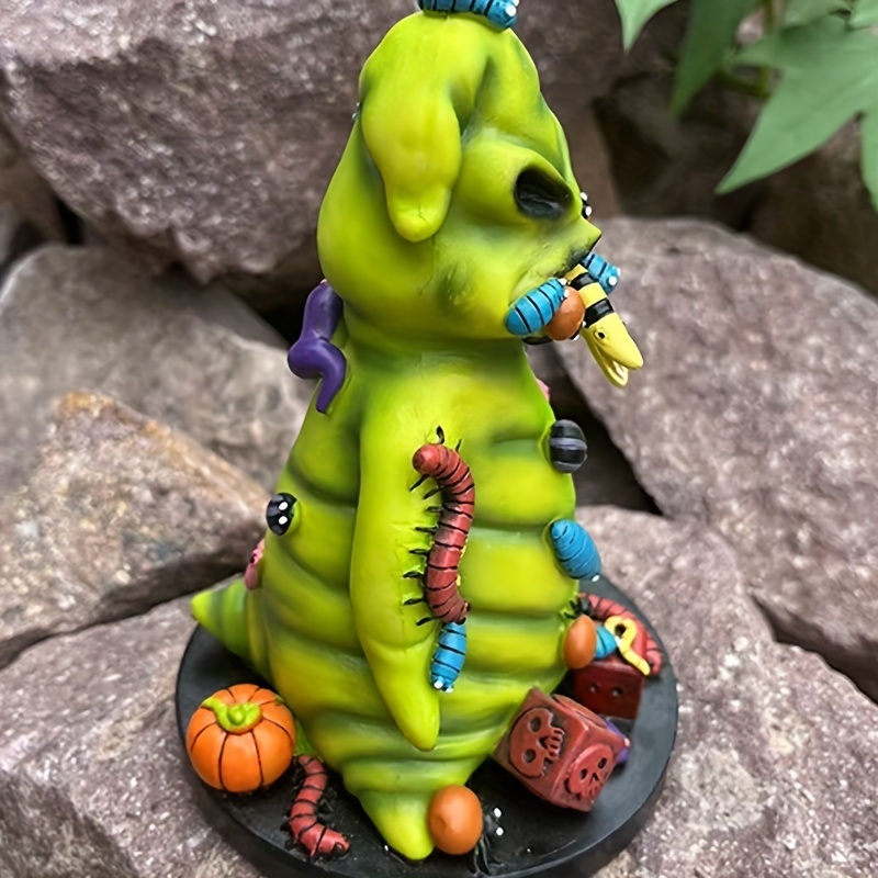 dropship 1pc, Resin Halloween Witch Figurine - Perfect Table Decoration for Christmas Parties and Kids Novelty Gift