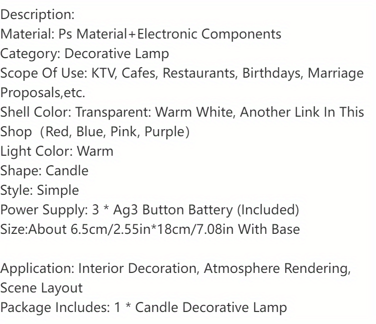 dropship 1pc Battery-Powered LED Candle Lamp with Rose Pattern Refraction Halo Projection for Birthday, Wedding, and Party Decor - Glowing Candle Lights in More Colors
