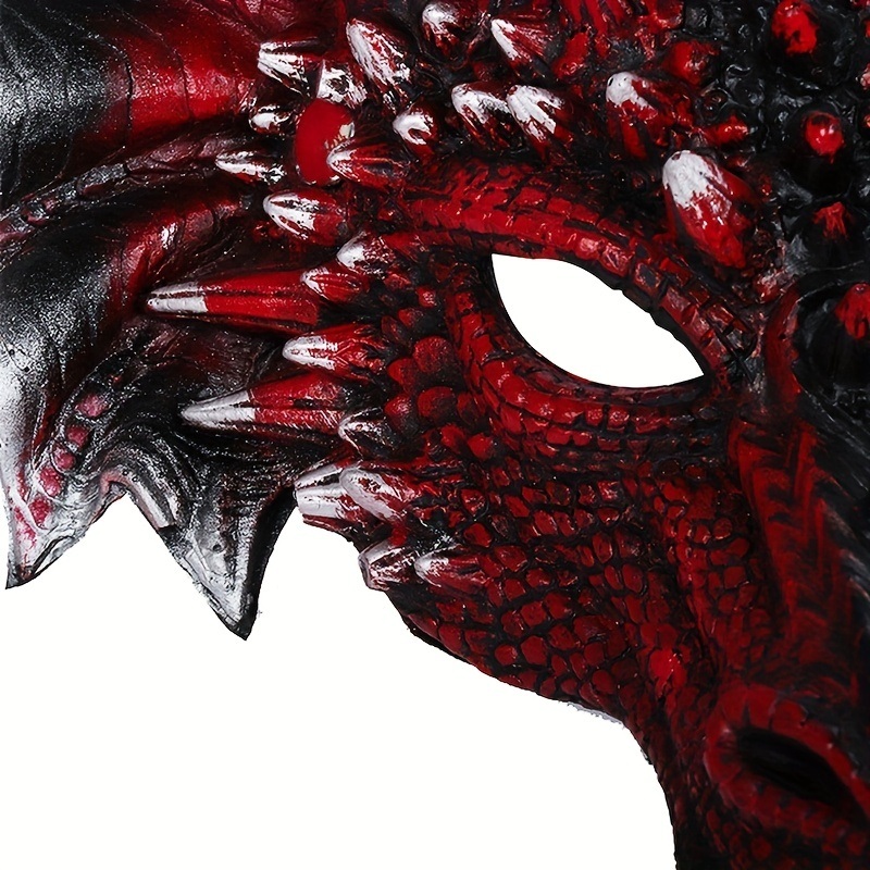 dropship 1pc Party Masquerade Cosplay Dragon Mask Halloween Easter Performance Props Mask PU Material Mask