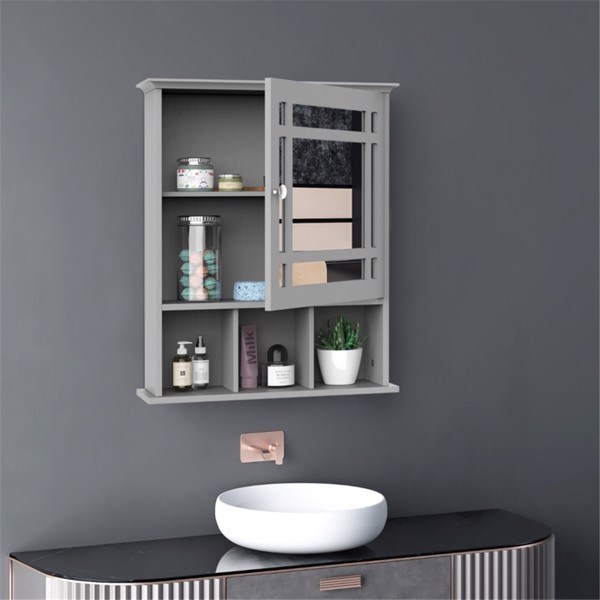 dropship Bathroom Cabinet with Mirror