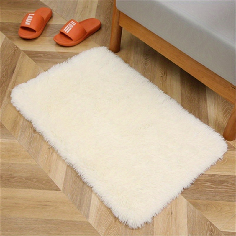dropship 1pc, Luxury Soft Plush Shaggy Area Rugs for Bedroom, Living Room, and Nursery - Non-Slip, Washable, and Non-Shedding - Perfect for Home Decor and Room Decor - 19.69x31.5 Inches