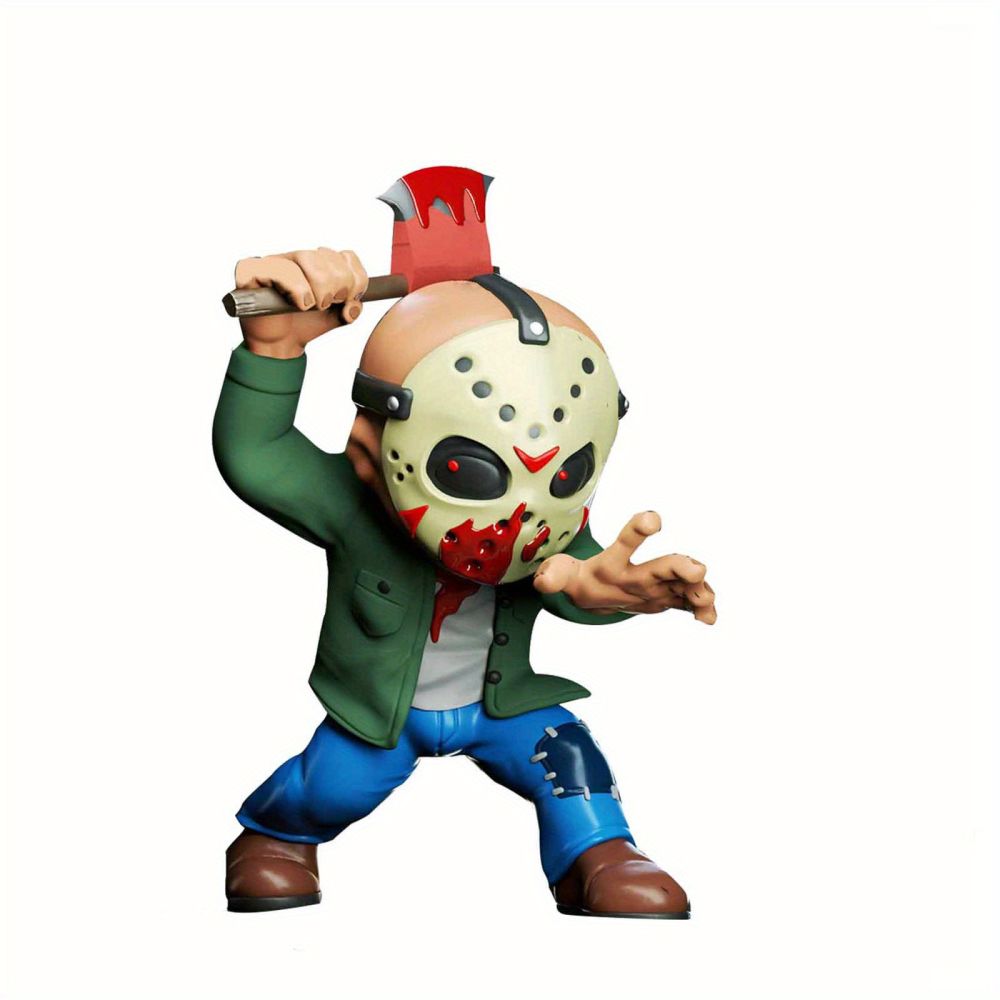 dropship 1pc Halloween Decor Horror Movie Character Sculpture Car Hanging Pendant Horror Decoration Funny Pendant Car Dwarf Pendant