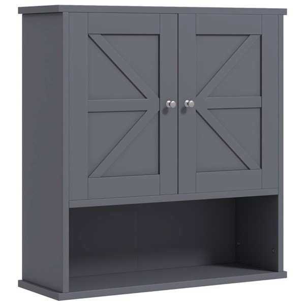 dropship Bathroom Cabinet/Wall Cabinet-Gray