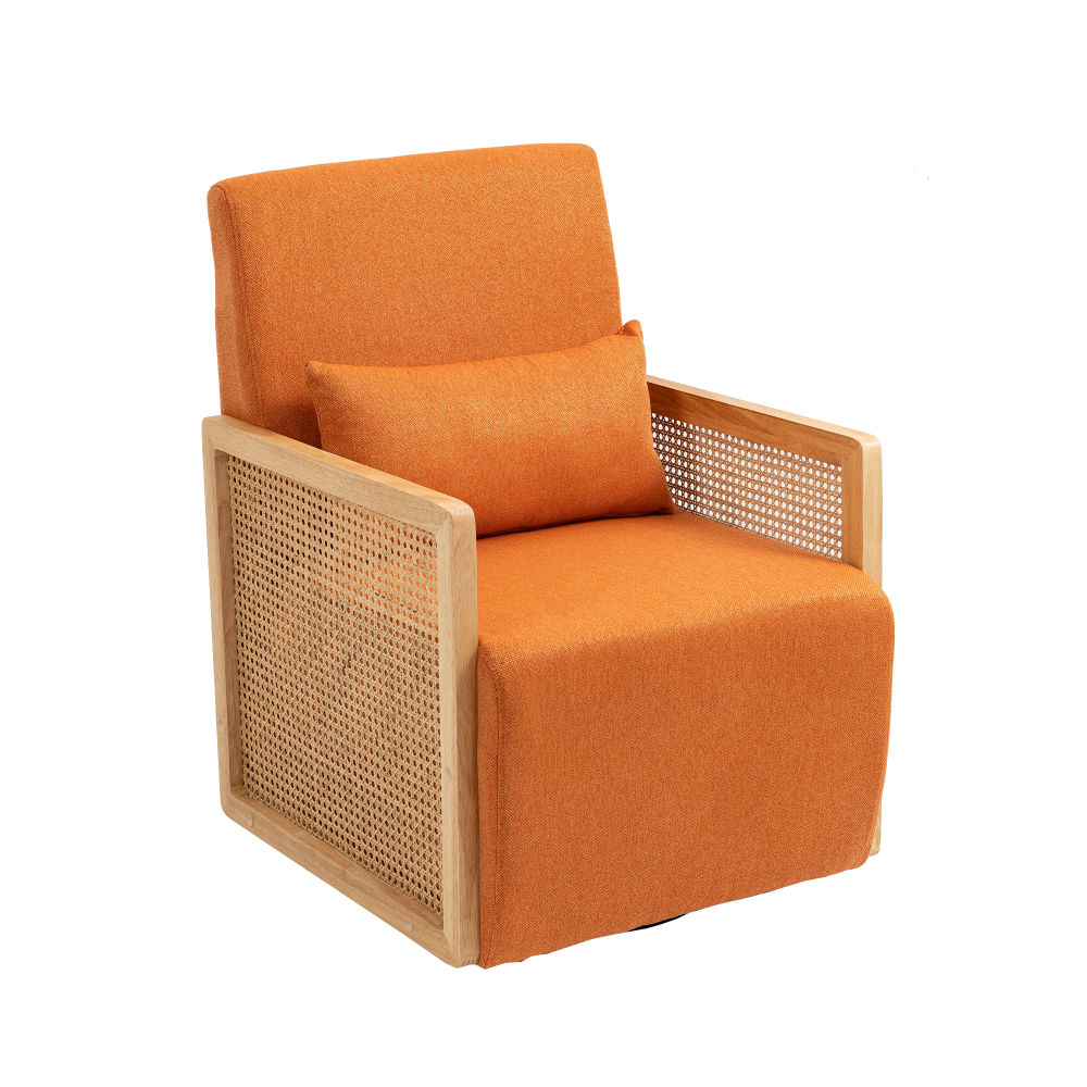 dropship COOLMORE Modern Comfortable Upholstered Accent Chair/ Linen Accent Chair for Living Room, Bedroom