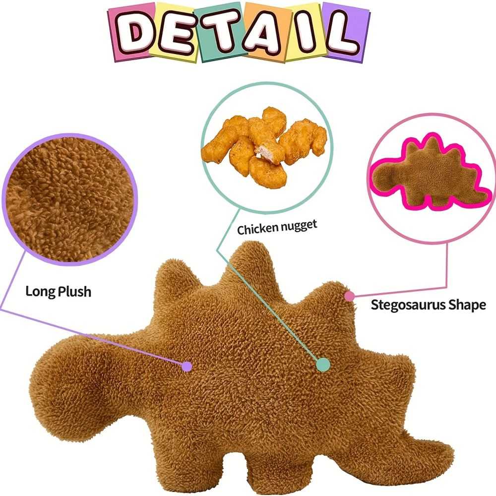 dropship 1pc, Stegosaurus-18 Inch Dinosaur Plush Fleece, Soft Dinosaur, Birthday Gift, Dinosaur Theme Party Decoration, Christmas Gift
