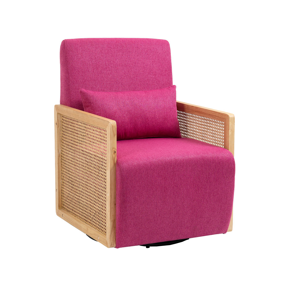 dropship COOLMORE Modern Comfortable Upholstered Accent Chair/ Linen Accent Chair for Living Room, Bedroom